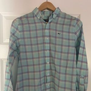 Boys medium (12-14) Vineyard Vines long sleeve button down shirt